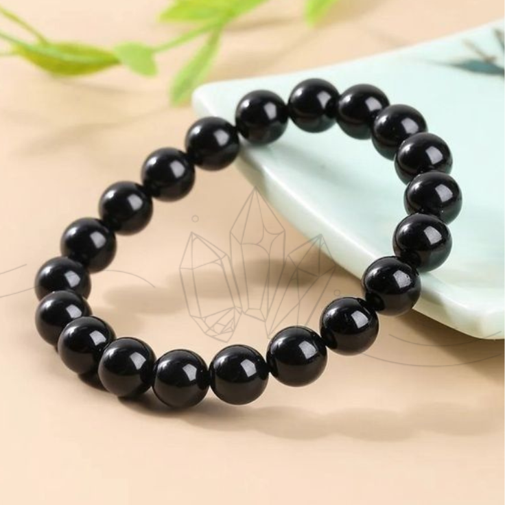 Black Tourmaline Crystal Bracelet