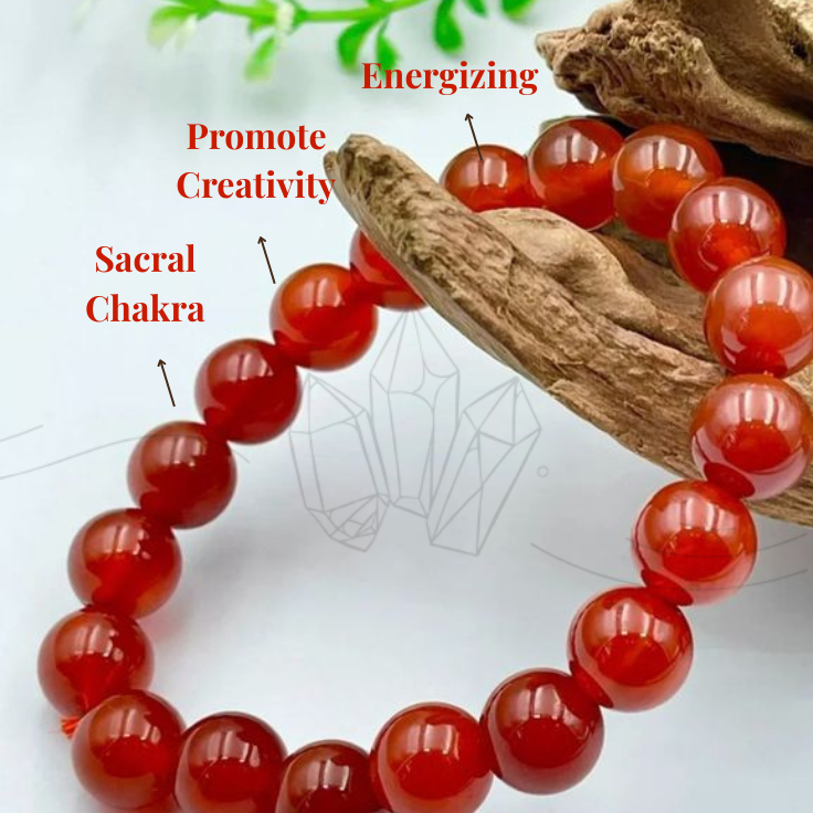 Carnelian Crystal Bracelet