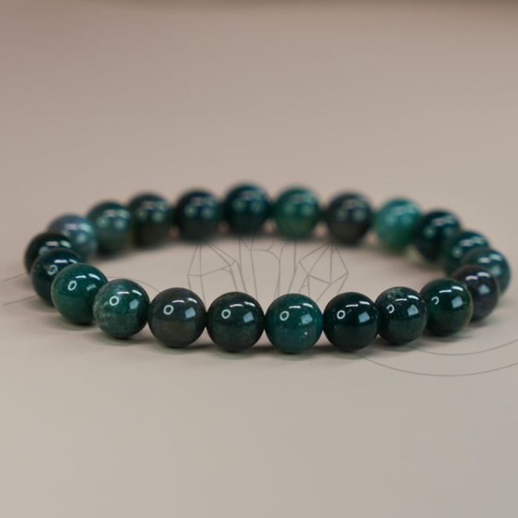 Moss Agate Crystal Bracelet
