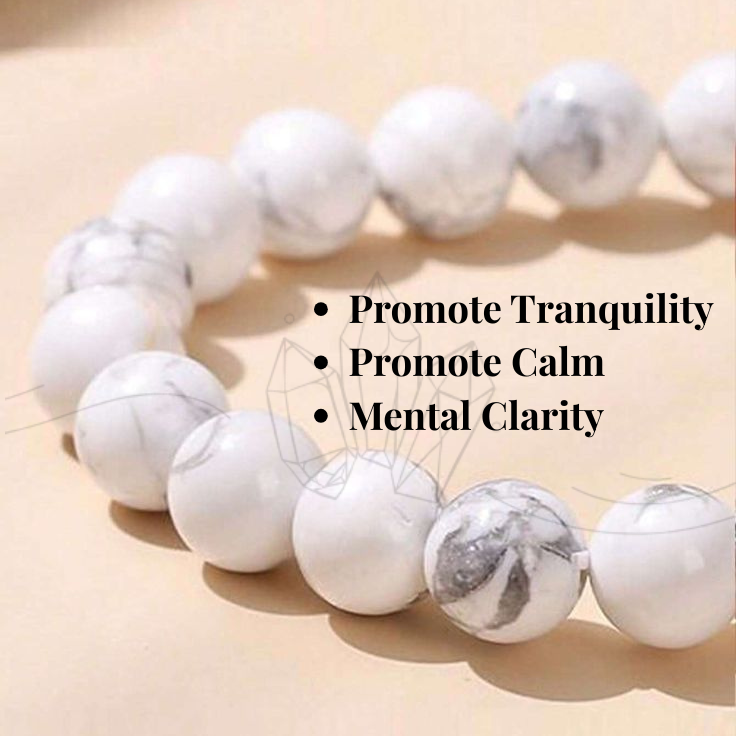 Howlite Crystal Bracelet