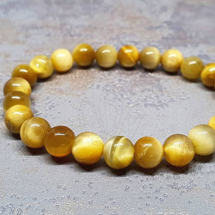 Cat's Eye Bead Crystal Bracelet