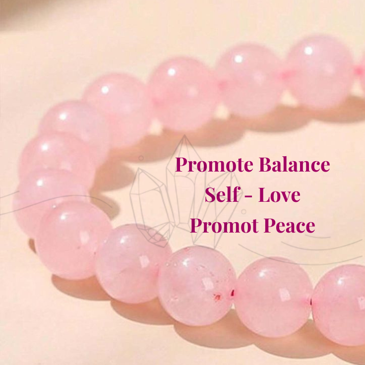 Rose Quartz Crystal Bracelet