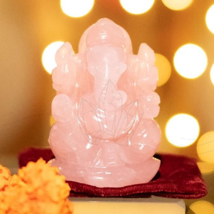 Small Crystal Ganesh Idols