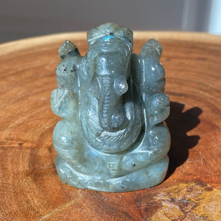 Small Crystal Ganesh Idols