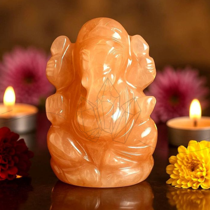 Small Crystal Ganesh Idols