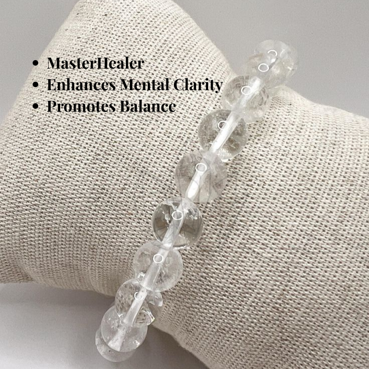 Clear Quartz Crystal Bracelet