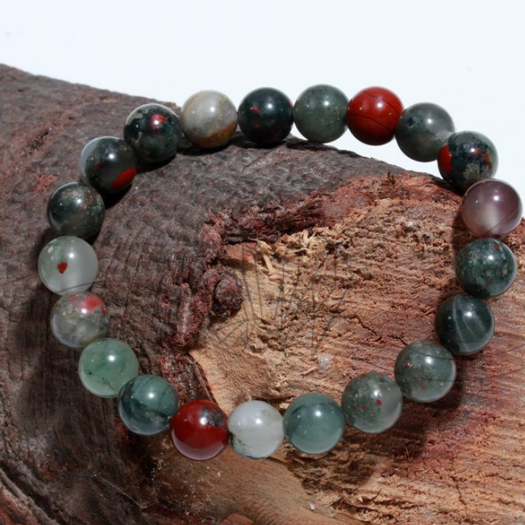 Bloodstone Crystal Bracelet