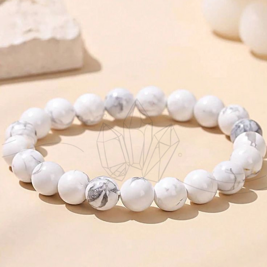 Howlite Crystal Bracelet