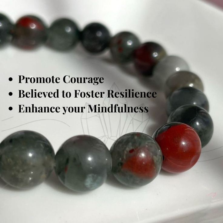 Bloodstone Crystal Bracelet