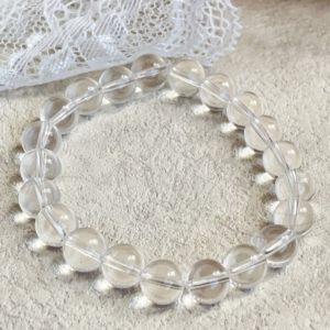 clear quartz crystal bracelet